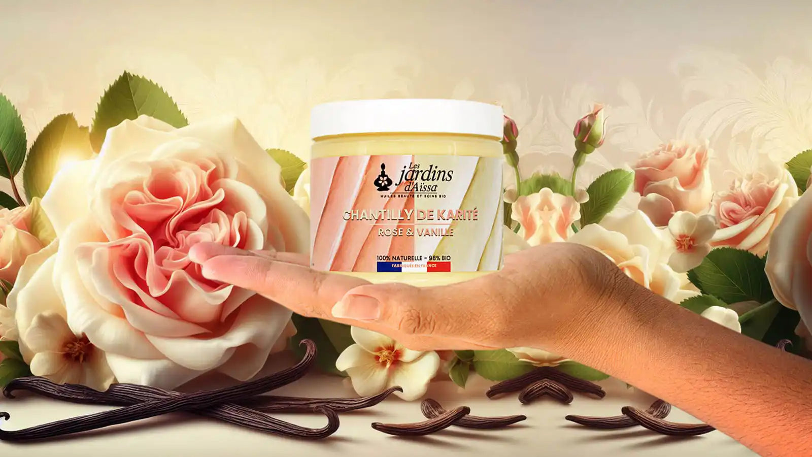Chantilly de karité bio rose et vanille : l'Essentiel beauté pour une peau sublime