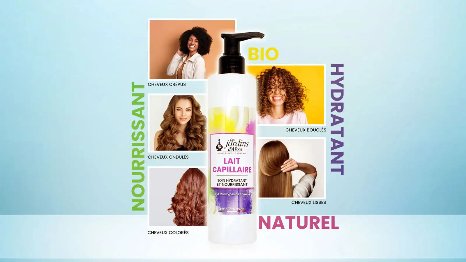 Lait capillaire bio naturel : le secret pour des cheveux hydratés et sublimés