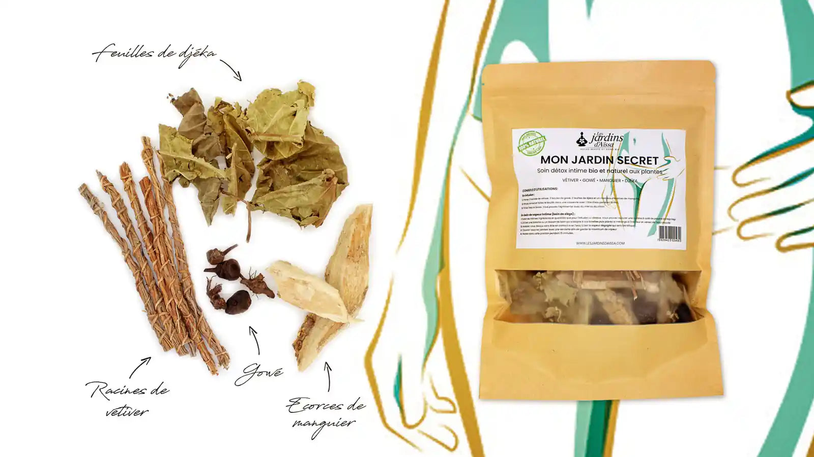 Soin détox vaginal intime bio "Mon Jardin Secret" : le soin naturel pour votre Intimité