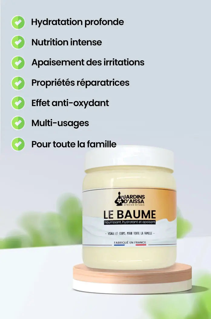 Baume nourrissant, hydratant et apaisant – Naturel et bio, pour toute la famille bienfaits
