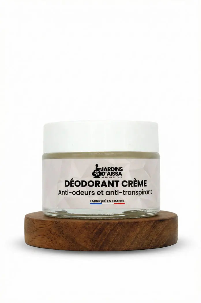Déodorant crème naturel et bio anti-odeurs et anti-transpirant – Homme et Femme sans parfum