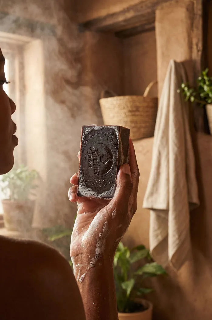 Savon solide bio Rihanna au cacao les jardins d'aissa visage