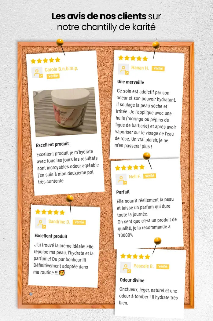 Chantilly de Karité Rose de Damas et de Vanille de Madagascar bio naturelle les jardins d'aissa avis clients