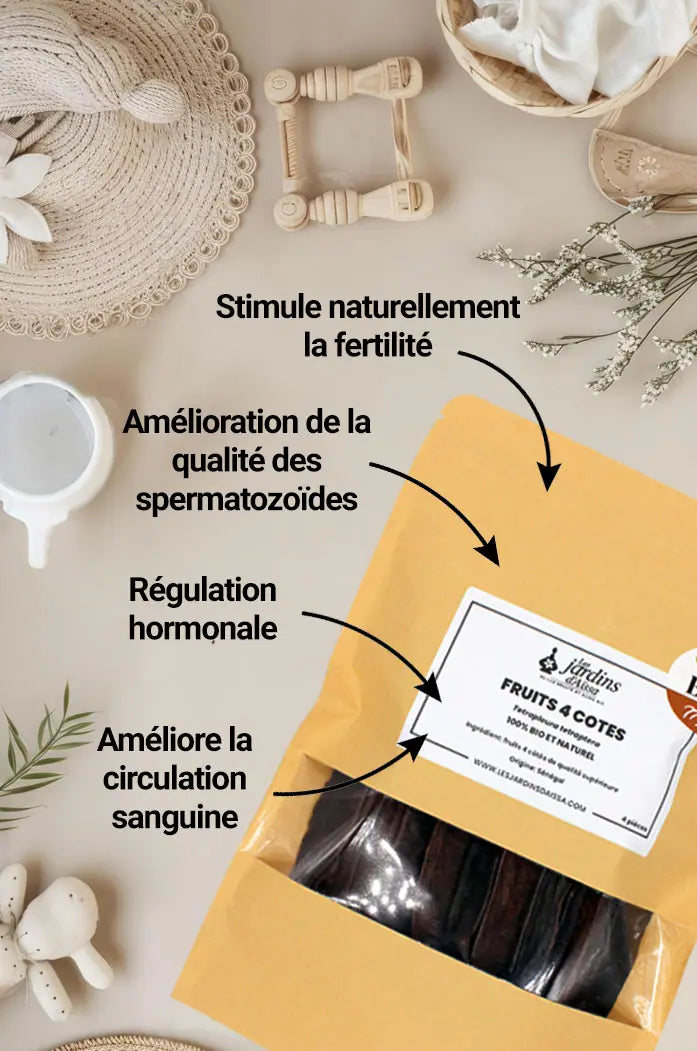 fruit 4 cotés bio naturel éssésse fertilité les jardins d'aissa bienfaits