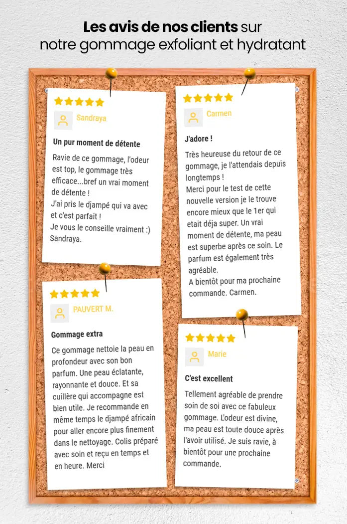 Gommage exfoliant relaxant hydratant bio naturel www.lesjardinsdaissa.com avis clients