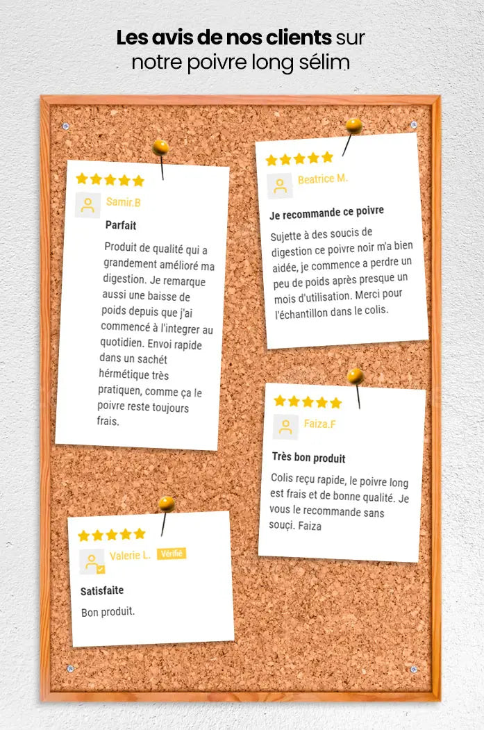 Poivre long Africain Selim bio et naturel Qualité Supérieure avis clients