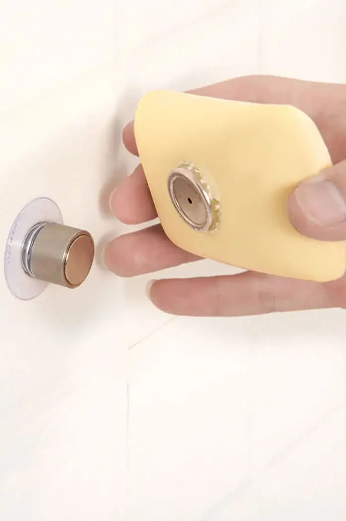 porte savon aimanté magnétique a ventouse les jardins d'aissa fixation 2