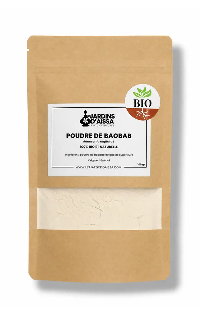 Poudre de Baobab Bouye 100% Bio et Naturelle Qualité Supérieure 100 gr