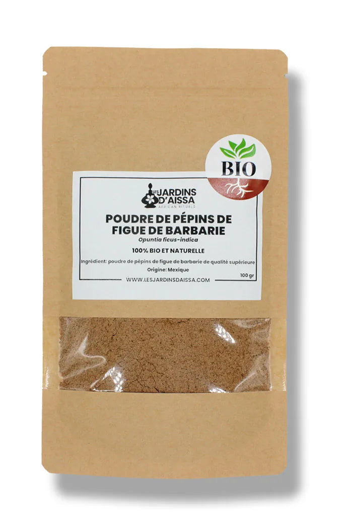 Poudre de pépins de figue de barbarie bio sachet