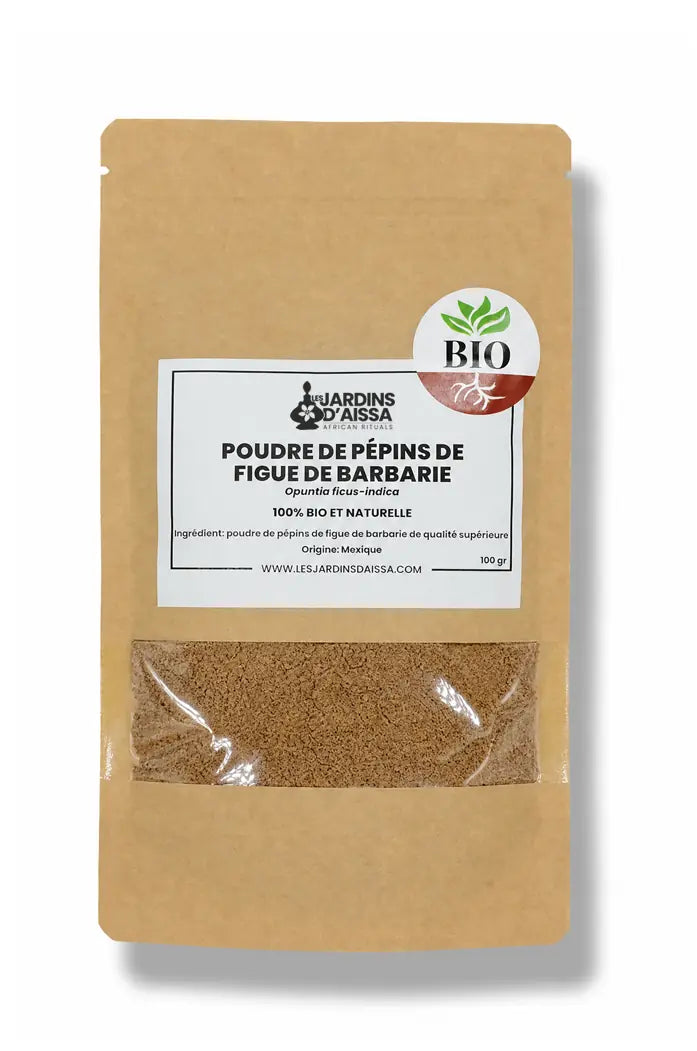 Poudre de pépins de figue de barbarie bio sachet