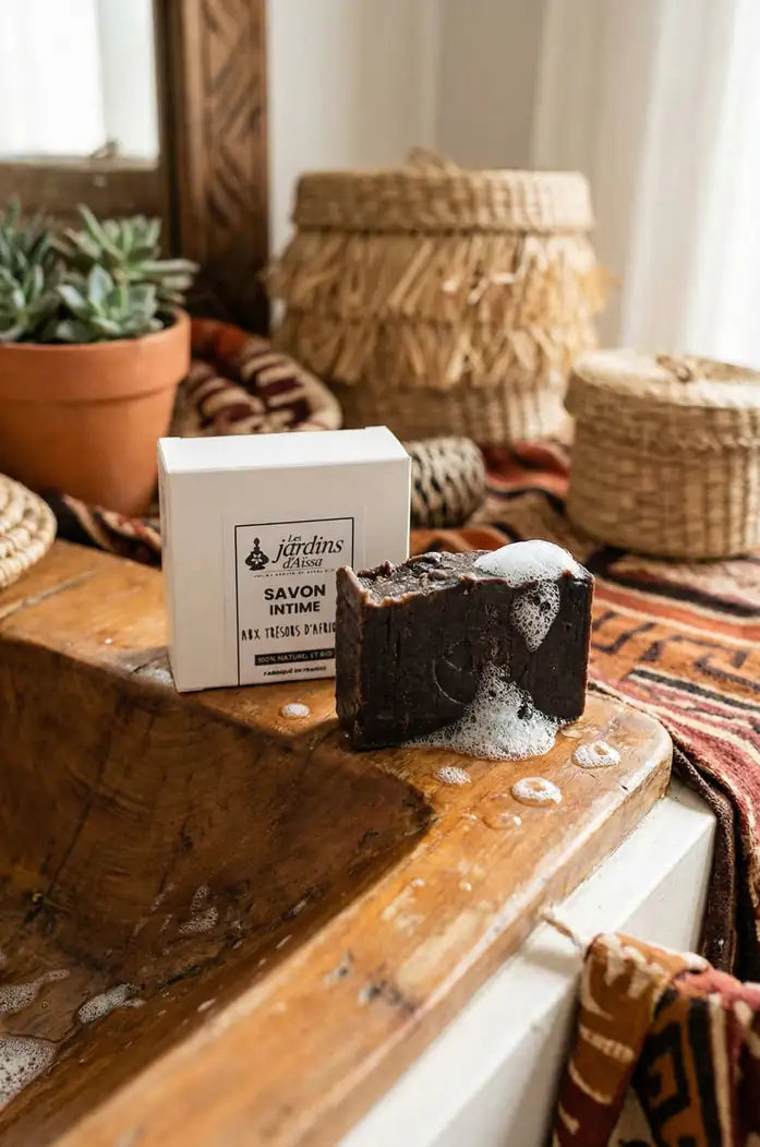savon intime bio salle de bains les jardins d'aissa