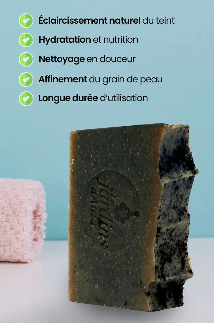 Savon éclaircissant anti-taches à la poudre de Nila bio et naturel bienfaits