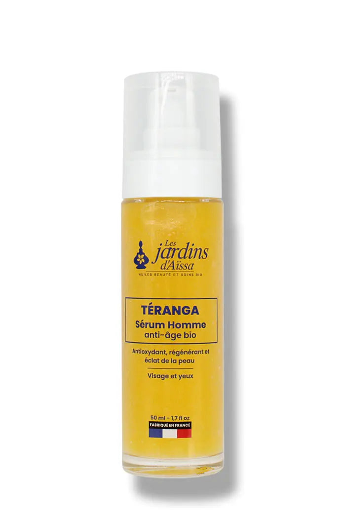 Sérum visage et yeux bio pour homme - Anti-âge, éclat et régénération 50 ml
