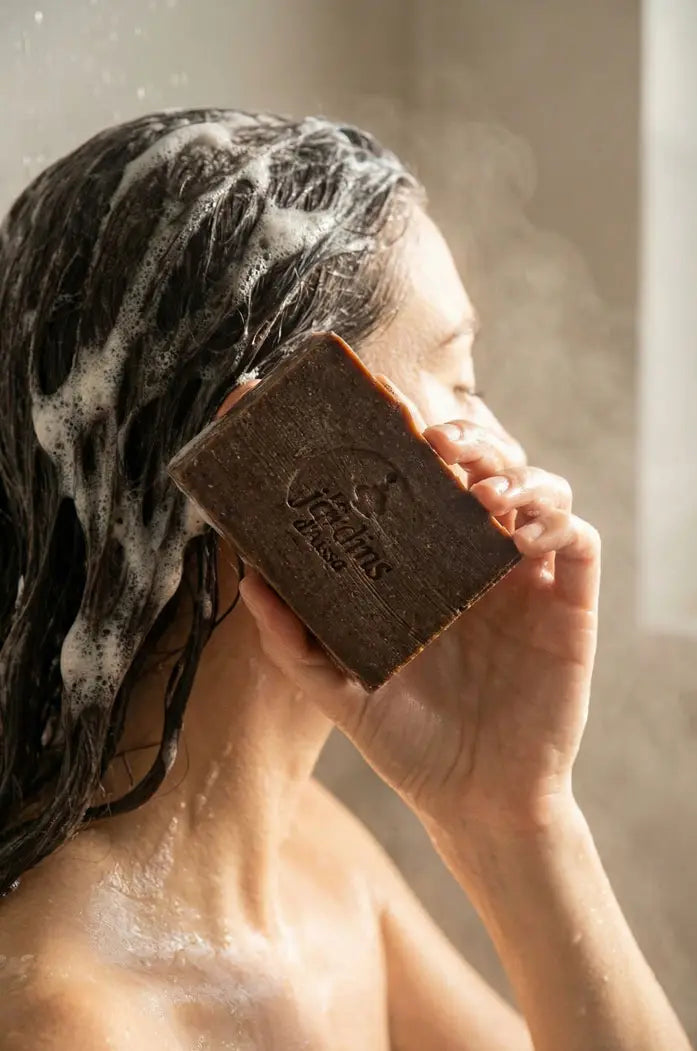 Shampoing solide bio aux poudres d’Afrique les jardins d'aissa 1