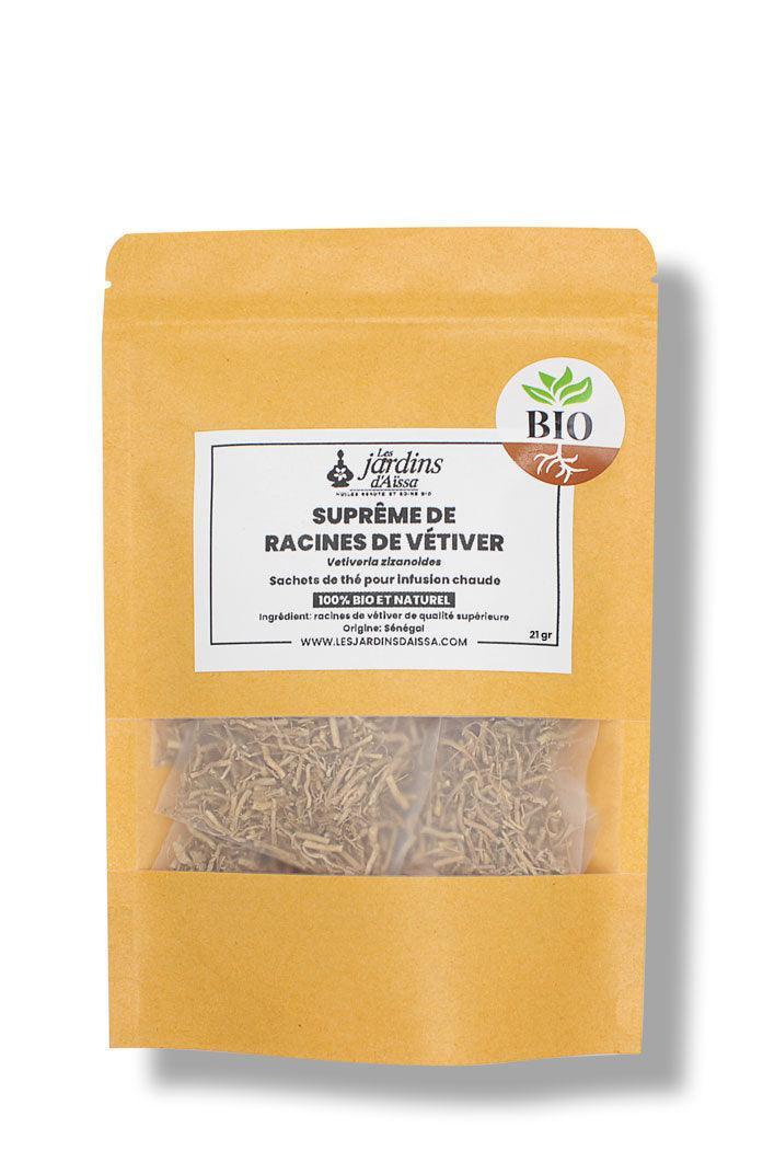 supreme de racines de vetiver khamare bio naturel infusion chaude les jardins aissa 1