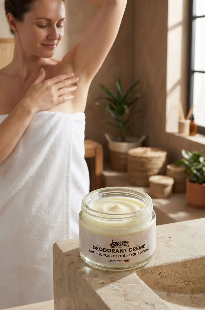 Déodorant crème naturel et bio anti-odeurs et anti-transpirant – Homme et Femme utilisation
