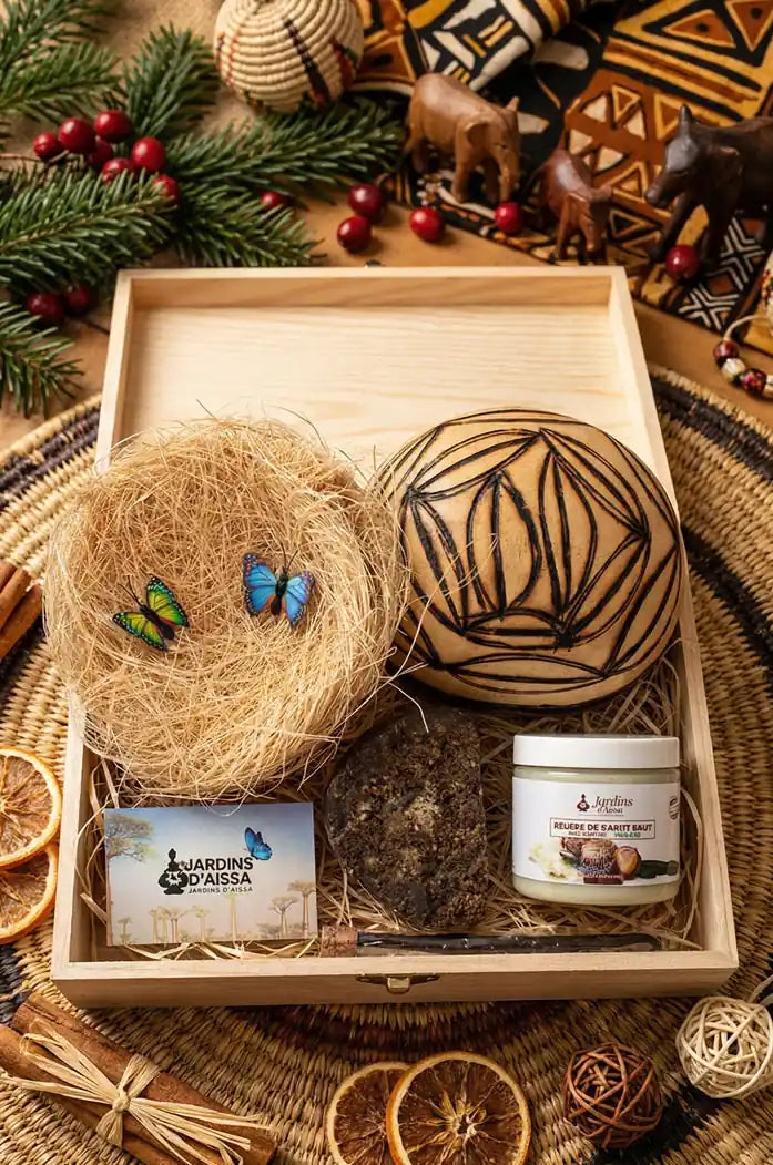 Coffret de Noël beauté naturelle : rituel africain complet pour une peau douce et éclatante 2