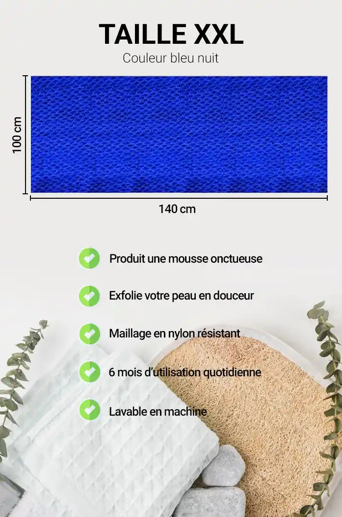 djampe bleu filet douche bain africain gommage nettoyage pourpre www.lesjardinsdaissa.com 