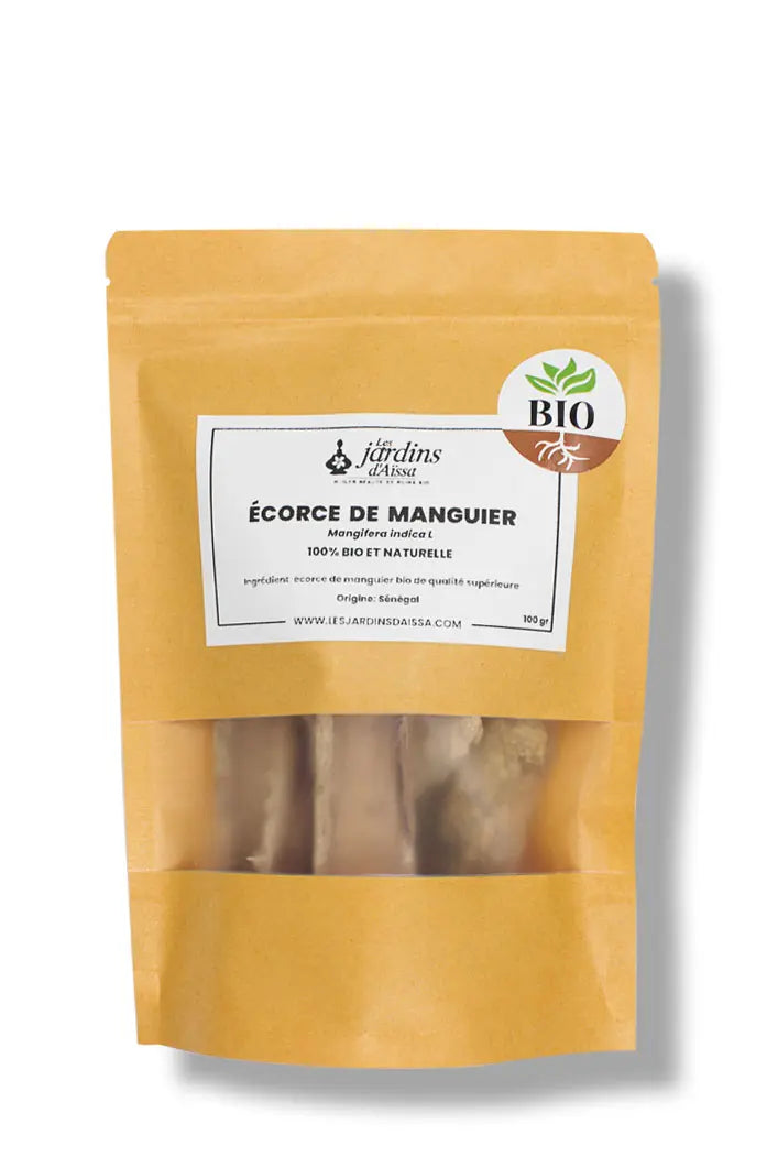 Ecorce de Manguier Aldanké 100% Bio et naturelle de Qualité Supérieure - 100 gr sachet