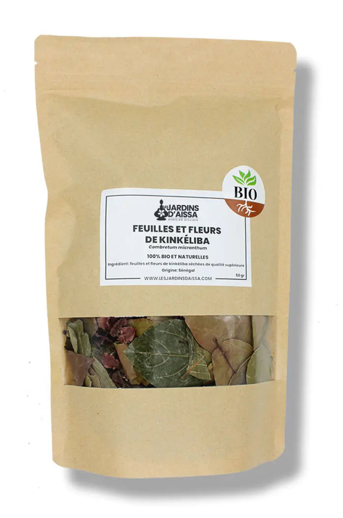 Feuilles et fleurs de kinkéliba sénégal combretum micranthum bio et naturel non traitées Qualité Supérieure