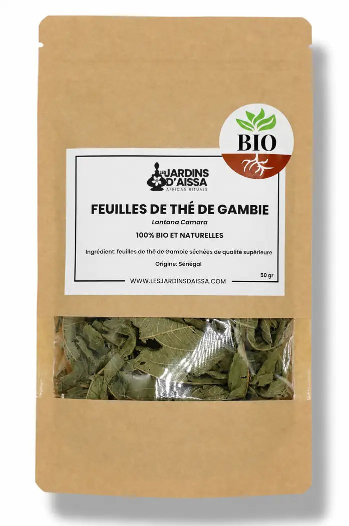 Feuilles de thé de gambie Bio Douté Gambie lantanier sachet