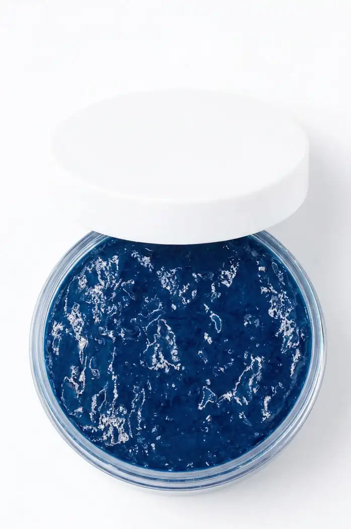 masque visage à la poudre de nila bio et naturelle les jardins d'aissa contenu pot