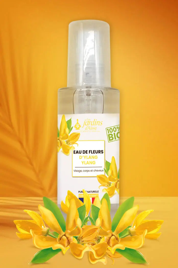 Eau hydrolat de fleur d'ylang ylang bio  visuel