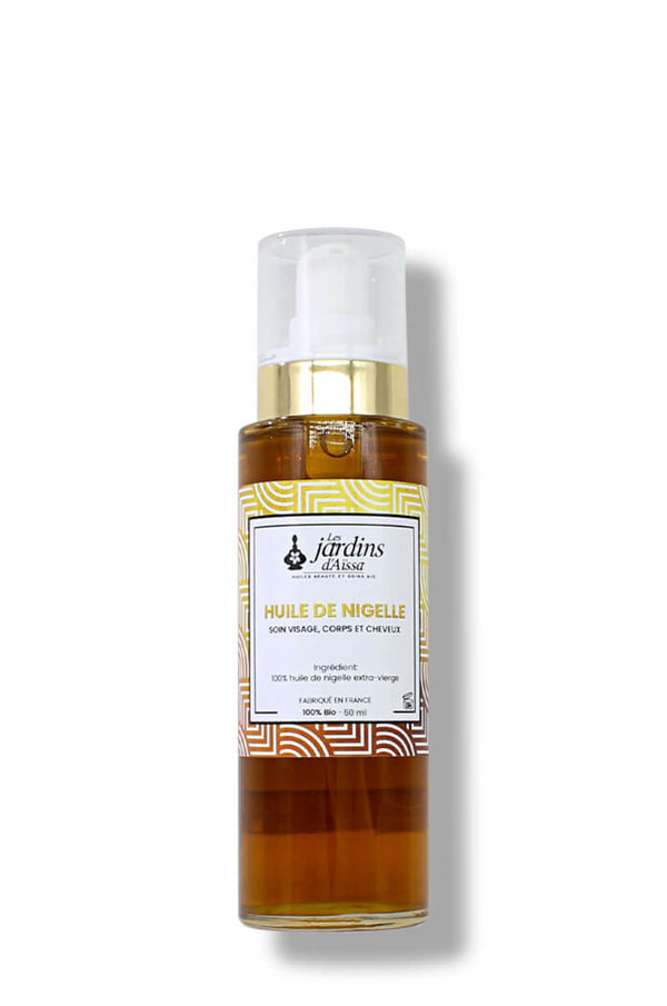 Extra-virgin natural organic Nigella oil for hair